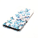 For Huawei P10 Lite Little Blue Butterfly Pattern Horizontal Flip Leather Protective Case with Holder & Card Slots & Wallet