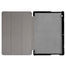For Huawei MediaPad T3 10 Custer Texture Horizontal Flip Leather Case with Three-folding Holder(Black)