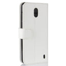 For Nokia 2 Crazy Horse Texture Horizontal Flip Leather Case with Holder & Card Slots & Wallet (White)