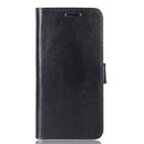 For Huawei Honor 7X Crazy Horse Texture Horizontal Flip Leather Case with Holder & Card Slots & Wallet(Black)