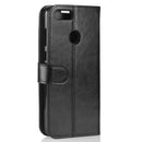 For Huawei Honor 7X Crazy Horse Texture Horizontal Flip Leather Case with Holder & Card Slots & Wallet(Black)