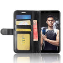 For Huawei Honor 7X Crazy Horse Texture Horizontal Flip Leather Case with Holder & Card Slots & Wallet(Black)