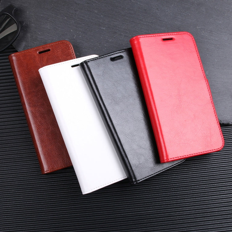 For Huawei Honor 7X Crazy Horse Texture Horizontal Flip Leather Case with Holder & Card Slots & Wallet(Black)