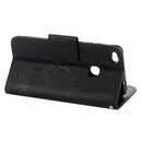 For Huawei P8 Lite (2017) Butterflies Embossing Horizontal Flip Leather Case with Holder & Card Slots & Wallet & Lanyard (Black)