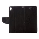 For Sony Xperia E5 Butterflies Embossing Horizontal Flip Leather Case with Holder & Card Slots & Wallet & Lanyard(Black)