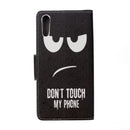 For Sony Xperia XZ Eyes Pattern Horizontal Flip Leather Case with Holder & Card Slots & Wallet