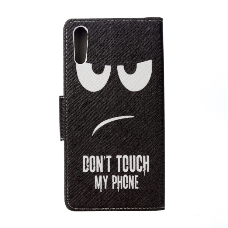 For Sony Xperia XZ Eyes Pattern Horizontal Flip Leather Case with Holder & Card Slots & Wallet