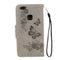 For Huawei P10 Lite Butterflies Embossing Horizontal Flip Leather Case with Holder & Card Slots & Wallet & Lanyard (Grey)