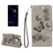 For Huawei P10 Lite Butterflies Embossing Horizontal Flip Leather Case with Holder & Card Slots & Wallet & Lanyard (Grey)