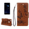 For Huawei P10 Lite Butterflies Embossing Horizontal Flip Leather Case with Holder & Card Slots & Wallet & Lanyard (Brown)