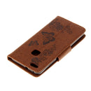 For Huawei P10 Lite Butterflies Embossing Horizontal Flip Leather Case with Holder & Card Slots & Wallet & Lanyard (Brown)