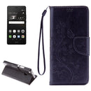 For Huawei P9 Lite Butterflies Embossing Horizontal Flip Leather Case with Holder & Card Slots & Wallet & Lanyard(Black)