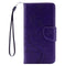 For Huawei P9 Lite Butterflies Embossing Horizontal Flip Leather Case with Holder & Card Slots & Wallet & Lanyard(Purple)