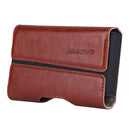Original for Lenovo A588T (MPH1969) Crazy Horse Texture Horizontal Style Leather Carrying Case Waist Bag with Back Splint (Brown)