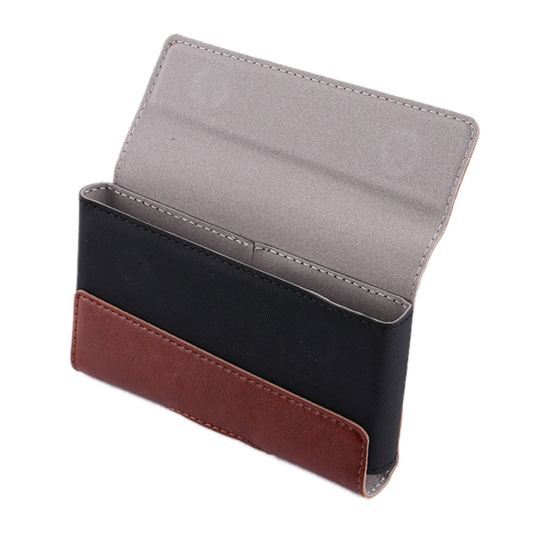 Original for Lenovo A588T (MPH1969) Crazy Horse Texture Horizontal Style Leather Carrying Case Waist Bag with Back Splint (Brown)