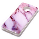 Marble Pattern Soft TPU Case For Motorola Moto G6 Plus (2018)(Purple)