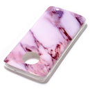 Marble Pattern Soft TPU Case For Motorola Moto G6 Plus (2018)(Purple)