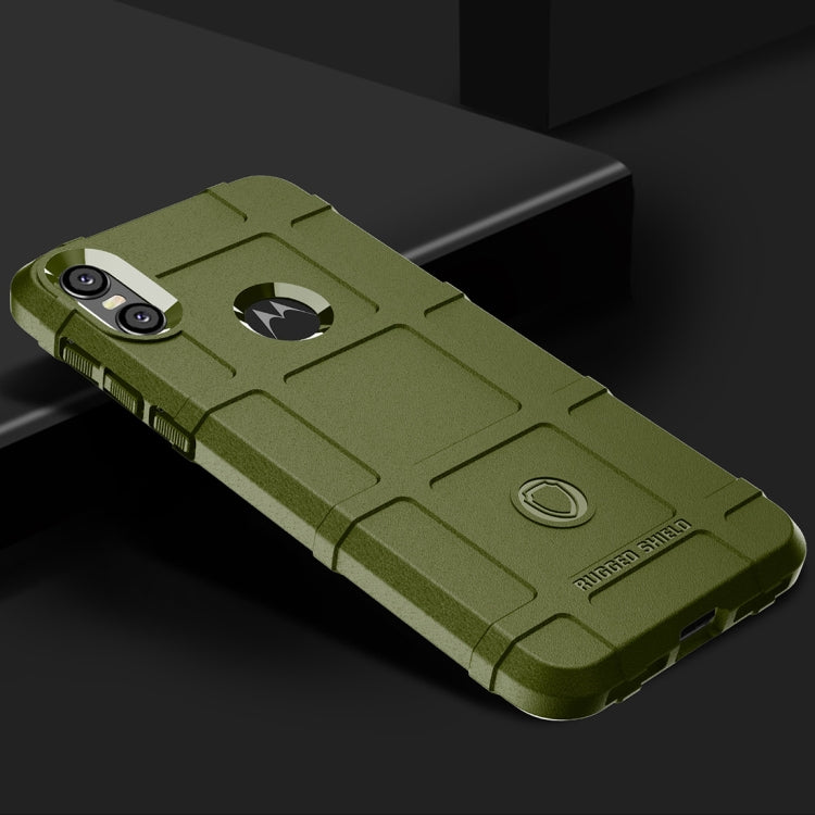 Full Coverage Shockproof TPU Case for Motorola Moto One Power (P30 Note)(Green)