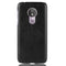 Shockproof Litchi Texture PC + PU Case for Motorola Moto G7 Power (Black)