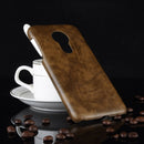 Shockproof Litchi Texture PC + PU Case for Motorola Moto G7 Power (Brown)