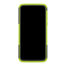 Tire Texture TPU+PC Shockproof Case for Motorola Moto G7 Power, with Holder (Green)