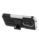 Tire Texture TPU+PC Shockproof Case for Motorola Moto G7 Power, with Holder (White)