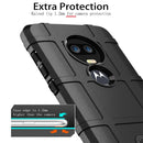 Full Coverage Shockproof TPU Case for Motorola Moto G7 (Grey)