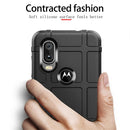 Full Coverage Shockproof TPU Case for Motorola P40 / Moto One Vision(Army Green)