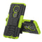 Tire Texture TPU+PC Shockproof Case for Motorola G7, with Holder (Green)
