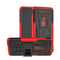 Tire Texture TPU+PC Shockproof Case for Motorola G7, with Holder (Red)