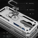 Armor Shockproof TPU + PC Protective Case for Motorola Moto G7 Power, with 360 Degree Rotation Holder (Red)