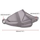 MB-WE003-T Motorcycle Modified ABS Windshield Hand Guard for BMW S1000XR / F800GS ADV / R1200GS / R1200GS LC / R1200GS ADV 2013-2018, Size: 28 x 18 x 9cm (Black)