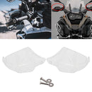 MB-WE003-T Motorcycle Modified ABS Windshield Hand Guard for BMW S1000XR / F800GS ADV / R1200GS / R1200GS LC / R1200GS ADV 2013-2018, Size: 28 x 18 x 9cm (Transparent)