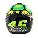 SOMAN Outdoor Motorcycle Electric Car Riding HD Bluetooth Helmet, Size: S, 55-56cm (Turtle Flower)