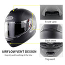 SOMAN Outdoor Motorcycle Electric Car Riding HD Bluetooth Helmet, Size: S, 55-56cm (Turtle Flower)