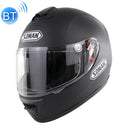 SOMAN Outdoor Motorcycle Electric Car Riding HD Bluetooth Helmet, Size: S, 55-56cm (Matte Black)