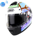 SOMAN Outdoor Motorcycle Electric Car Riding HD Bluetooth Helmet, Size: XXL, 63-64cm (Snowman)