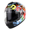 SOMAN Outdoor Motorcycle Electric Car Riding Helmet, Size: XXL, 63-64cm (Palm Flower)