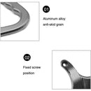 MT07 Modified CNC Fuel Tank Handrail MT09 Universal Fuel Tank Cap Handrail for Yamaha Series(Silver)
