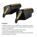 Motorcycle Modification Accessories PC Plastic Windshield Hand Guard for Motorcycles with 7 / 8 inch Handlebars, Size: 210 x 165mm, One Pair