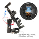 Universal T-shaped Ball Head Motorcycle Handlebar Multi-function Mobile Phone Holder, Suitable for Mobile Phone Width: 5.5-9.5cm &