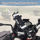 Universal T-shaped Ball Head Motorcycle Handlebar Multi-function Mobile Phone Holder, Suitable for Mobile Phone Width: 5.5-9.5cm &