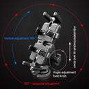 Universal Strip Shaped Ball Head Motorcycle U-shaped Bolt Handlebar Multi-function Mobile Phone Holder, Suitable for Mobile Phone Width: 5.5-9.5cm &