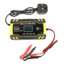 FOXSUR 12V-24V Car Motorcycle Truck Repair Battery Charger AGM Charger, UK Plug
