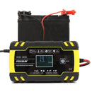 FOXSUR 12V-24V Car Motorcycle Truck Repair Battery Charger AGM Charger, US Plug
