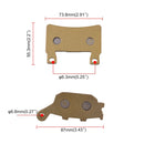 MB-OT005 6 PCS Motorcycles Front + Rear Brake Pad for Honda CBR 600 F4 F4i