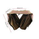 MB-OT298 Motorcycle Accessories Modified Side of the Box Canvas Bag Knight Bag Kit(Khaki)