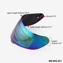 MB-MHL001 Motorcycle Helmet Shield Glasses Helmet Lens Full Face Visor Helmet Visor for AGV K3-SV K5(Colour)