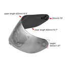 MB-MHL001 Motorcycle Helmet Shield Glasses Helmet Lens Full Face Visor Helmet Visor for AGV K3-SV K5(Silver)