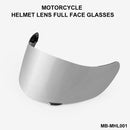 MB-MHL001 Motorcycle Helmet Shield Glasses Helmet Lens Full Face Visor Helmet Visor for AGV K3-SV K5(Silver)